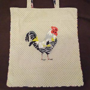 Nathalie Lēté- Rooster Maxi Tote